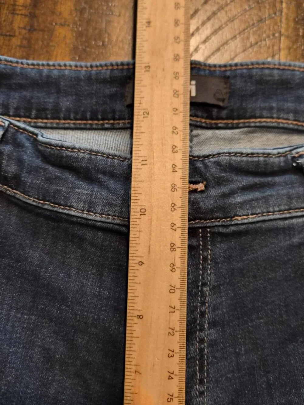 Mavi Jeans Matt Relaxed Straight Leg Dark Wash Blue Denim Mens Size 38x34 G598